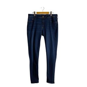 Mavi Gold Women's Dark Wash High Waisted Denim Jeans